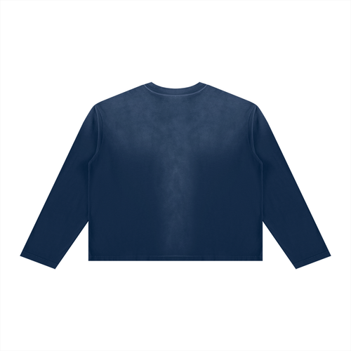 Unisex Sunfade Boxy Long Sleeve T-Shirt