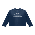 Unisex Sunfade Boxy Long Sleeve T-Shirt